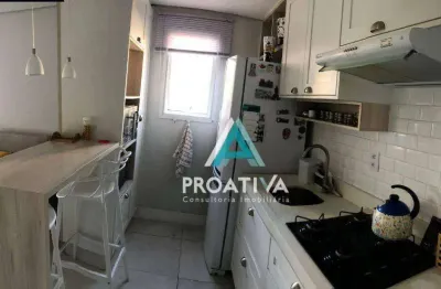 Apartamento com 2 dormitórios à venda, 54 m² por r$ 530.000,00 - jardim - santo andré/sp