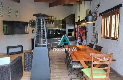 Sobrado com 3 dormitórios à venda, 223 m² - jardim paraíso - santo andré/sp