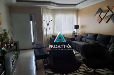 Sobrado com 4 dormitórios à venda, 360 m² por r$ 1.950.000,00 - parque jaçatuba - santo andré/sp