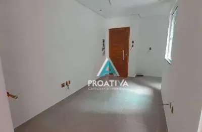 Cobertura com 2 dormitórios à venda, 72 m²- jardim utinga - santo andré/sp