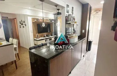 Apartamento com 2 dormitórios à venda, 68 m² - fundação - são caetano do sul/sp