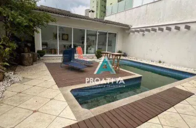 Sobrado com 3 dormitórios, 380 m² - venda ou aluguel - jardim - santo andré/sp