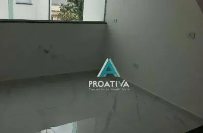 Cobertura com 2 dormitórios à venda, 90 m²  - campestre - santo andré/sp