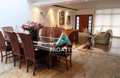 Sobrado com 4 dormitórios à venda, 613 m² - vila américa - santo andré/sp
