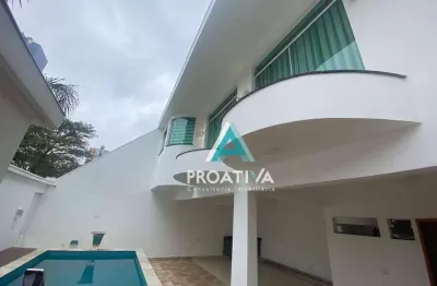 Sobrado, 180 m² - venda por r$ 3.500.000,08 ou aluguel por r$ 15.500,00/mês - jardim - santo andré/sp