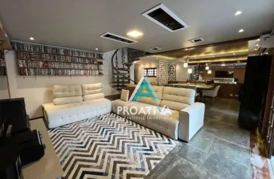 Sobrado com 3 dormitórios à venda, 340 m² - campestre - santo andré/sp