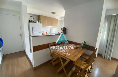 Apartamento com 2 dormitórios à venda, 67 m² - vila valparaíso - santo andré/sp