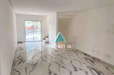 Sobrado com 2 dormitórios à venda, 117 m² - parque novo oratório - santo andré/sp