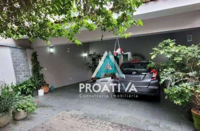 Sobrado com 3 dormitórios à venda, 301 m²  - vila valparaíso - santo andré/sp