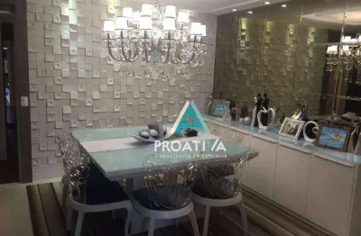 Apartamento com 3 dormitórios à venda, 144 m² - campestre - santo andré/sp