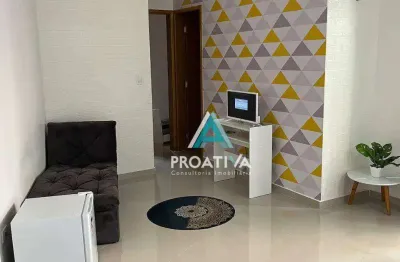 Apartamento com 2 dormitórios para alugar, 46 m² por r$ 3.000,00/mês - vila assunção - santo andré/sp