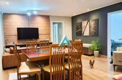 Apartamento com 3 dormitórios à venda, 130 m²- vila guiomar - santo andré/sp