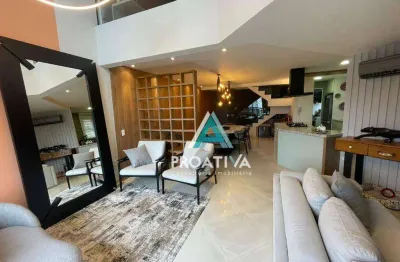 Apartamento com 2 dormitórios à venda, 169 m² - jardim - santo andré/sp