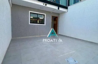 Sobrado com 2 dormitórios à venda, 76 m² - jardim santo alberto - santo andré/sp