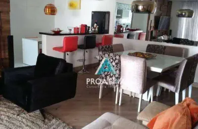 Apartamento com 3 dormitórios à venda, 126 m² - jardim bela vista - santo andré/sp