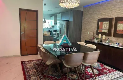 Sobrado com 3 dormitórios à venda, 210 m² por r$ 1.300.000,00 - vila guiomar - santo andré/sp