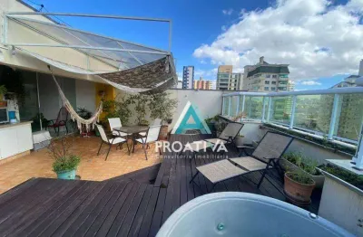 Cobertura com 3 dormitórios, 250 m² - venda por r$ 2.050.000,00 ou aluguel por r$ 11.469,17/mês - jardim - santo andré/sp