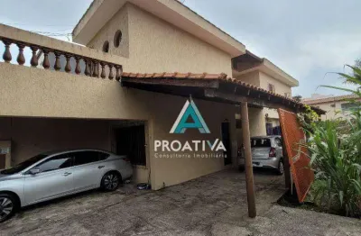Sobrado com 3 dormitórios, 254 m² - venda  ou aluguel - vila pires - santo andré/sp