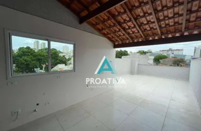 Cobertura com 2 dormitórios à venda, 115 m² - santa maria - santo andré/sp