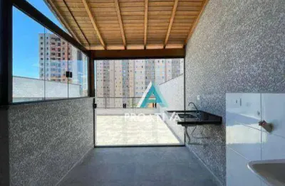 Cobertura à venda, 94 m² por r$ 458.000,05 - utinga - santo andré/sp