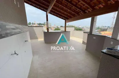 Cobertura à venda, 95 m² por r$ 465.000,07 - parque das nações - santo andré/sp