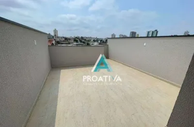 Cobertura com 2 dormitórios à venda, 95 m²- parque das nações - santo andré/sp