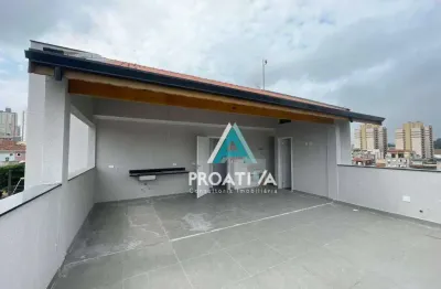 Cobertura à venda, 94 m² por r$ 680.000,01 - jardim pilar - santo andré/sp