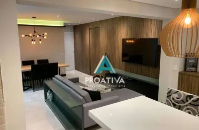 Apartamento com 3 dormitórios à venda, 103 m² - centro - santo andré/sp