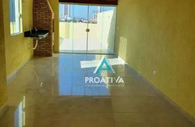 Cobertura com 2 dormitórios à venda, 112 m²- parque das nações - santo andré/sp