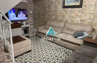 Sobrado com 2 dormitórios à venda, 200 m²  - vila guarará - santo andré/sp