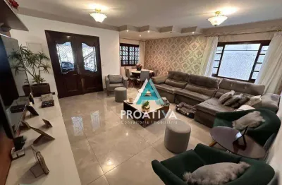 Sobrado com 4 dormitórios à venda, 336 m²  - santa maria - santo andré/sp