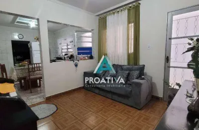 Casa com 2 dormitórios à venda, 93 m² - santa maria - santo andré/sp