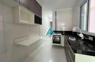 Apartamento com 2 dormitórios à venda, 54 m²  - jardim santo antônio - santo andré/sp