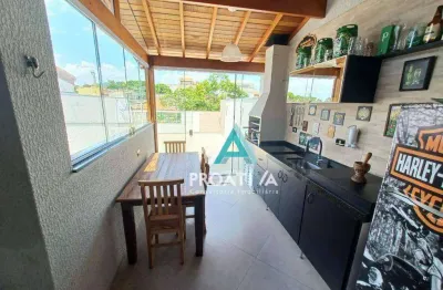 Cobertura com 2 dormitórios à venda, 106 m² - vila alto de santo andré - santo andré/sp