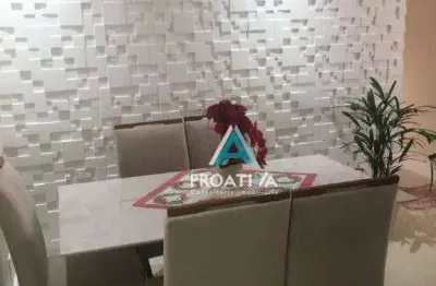 Apartamento com 2 dormitórios à venda, 75 m² - vila apiaí - santo andré/sp