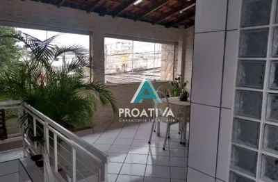 Casa com 2 dormitórios à venda, 209 m² - vila luzita - santo andré/sp
