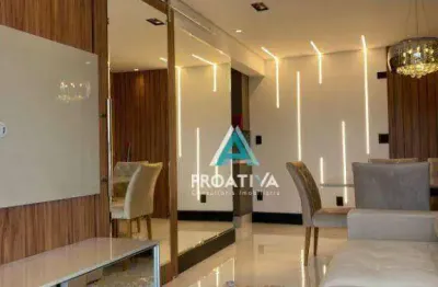 Apartamento com 3 dormitórios à venda, 76 m² - vila guarani - mauá/sp