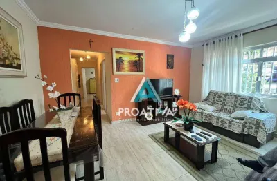 Apartamento com 2 dormitórios à venda, 75 m² - campestre - santo andré/sp