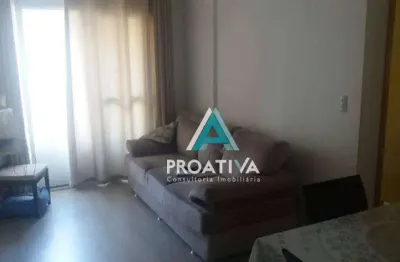 Apartamento com 2 dormitórios à venda, 51 m² - campestre - santo andré/sp