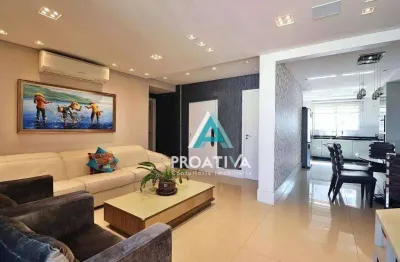 Apartamento com 4 dormitórios à venda, 227 m² - jardim - santo andré/sp
