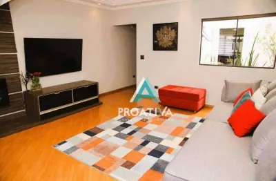 Sobrado com 3 dormitórios à venda, 250 m² por  - jardim las vegas - santo andré/sp