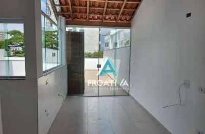 Cobertura à venda, 107 m² por r$ 545.000,09 - vila valparaíso - santo andré/sp