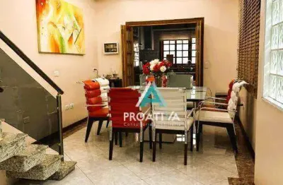 Sobrado com 3 dormitórios à venda, 195 m²  - vila camilópolis - santo andré/sp