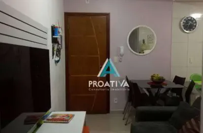 Apartamento com 2 dormitórios à venda, 55 m² - parque das nações - santo andré/sp