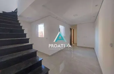 Cobertura com 2 dormitórios à venda, 78 m²- vila linda - santo andré/sp