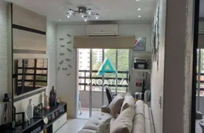 Apartamento com 2 dormitórios à venda, 60m² - jardim - santo andré/sp