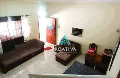 Sobrado com 3 dormitórios à venda, 93 m² - cidade são jorge - santo andré/sp