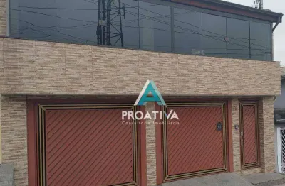 Casa com 3 dormitórios à venda, 250 m² - jardim monções - santo andré/sp