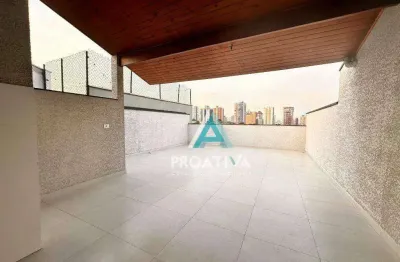 Cobertura com 3 dormitórios à venda, 116 m² por- vila alpina - santo andré/sp