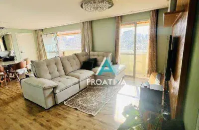 Apartamento com 3 dormitórios à venda, 128 m² - centro - santo andré/sp